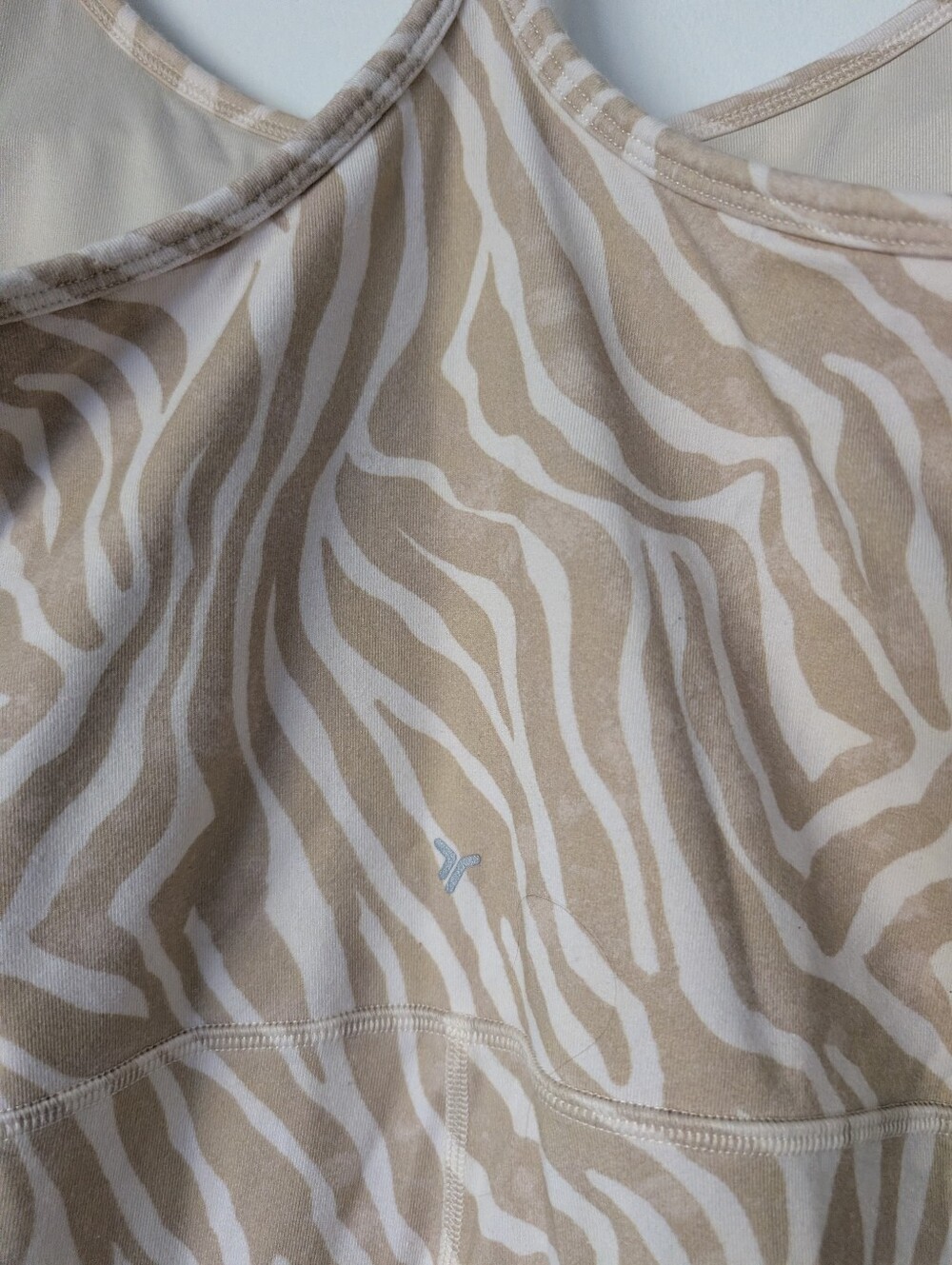 Zebra Print Racerback Bodysuit XL - Picture 7 of 10